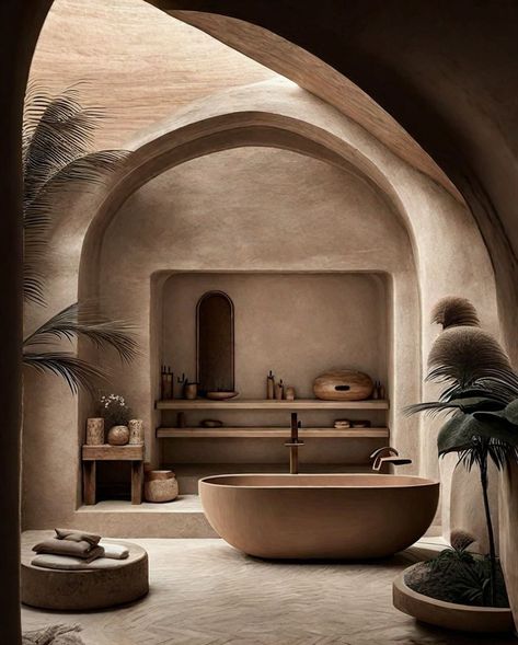 A dreamy Wabi-Sabi bathroom design features warm hues and calming vibes, embracing imperfection and simplicity. Natural materials like wood and stone create a tranquil sanctuary, inviting relaxation and connection with the beauty of simplicity. Which one is your favorite? 1-6 💖 #wabisabi #wabisabiinteriors #bathroomdesign #cementdecor #earthydecor Elegant Entryway Decor, Wabi Sabi Bathroom, Wabi Sabi House, Relaxing Bathroom, Earthy Home, Natural Bathroom, Bathroom Design Inspiration, Inspire Me Home Decor, Bath Room