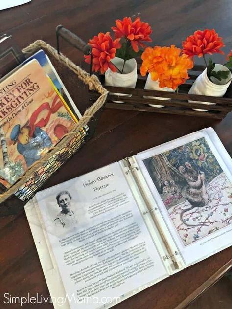 November Homeschool, Charlotte Mason Picture Study, Homeschool Morning Basket, Books And Activities, Morning Basket, Homeschool Hacks, Homeschool Books, Morning Time, Charlotte Mason