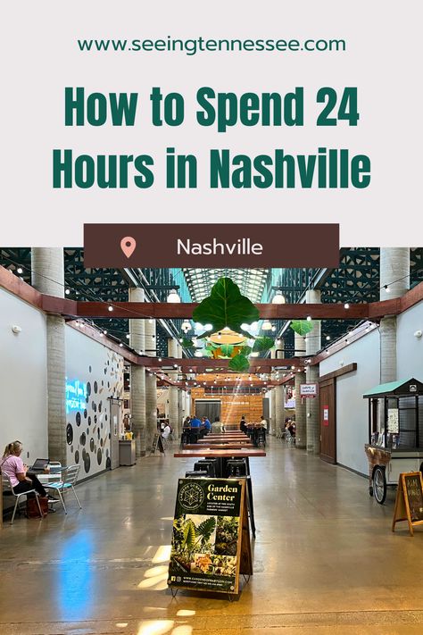 One day is not a long time to spend in Nashville, but you can still see some of the city! Here's my guide to the best things to do in Nashville, Tennessee when you only have 24 hours. Nashville In A Day, Nashville One Day, Day Trips From Nashville Tn, One Day In Nashville Tennessee, 1 Day In Nashville, Visit Nashville Tennessee, 1 Day Trip, Living In Nashville, Things To Do In Nashville