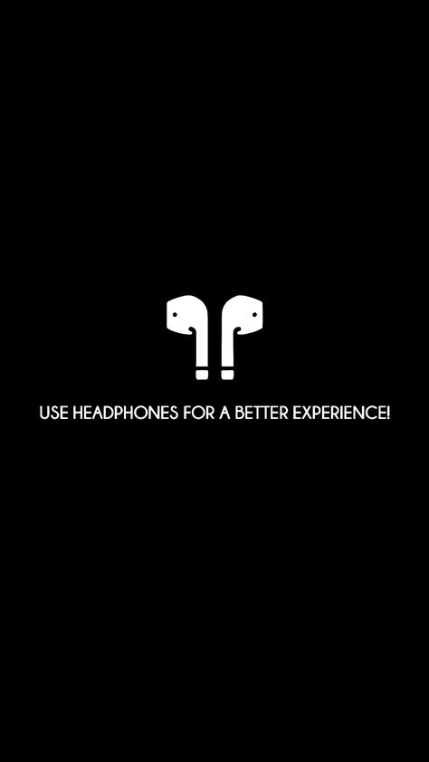 Use Headphones For Best Experience Logo, Use Headphones For Best Experience, Headphones Logo, Use Headphones, Cute Backgrounds For Phones, Insta Ideas, Cute Backgrounds, Headset, Headphones