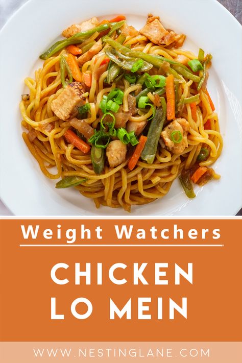 Weight Watcher Asian Recipes, Weight Watchers Pad Thai, Healthy Low Mein, Low Calorie Lo Mein Recipe, Low Carb Chow Mein, Weight Watcher Noodle Recipes, Healthy Lo Mein Recipe Chicken, Rocco Dispirito Recipes Now Eat This Diet, Ww Asian Recipes