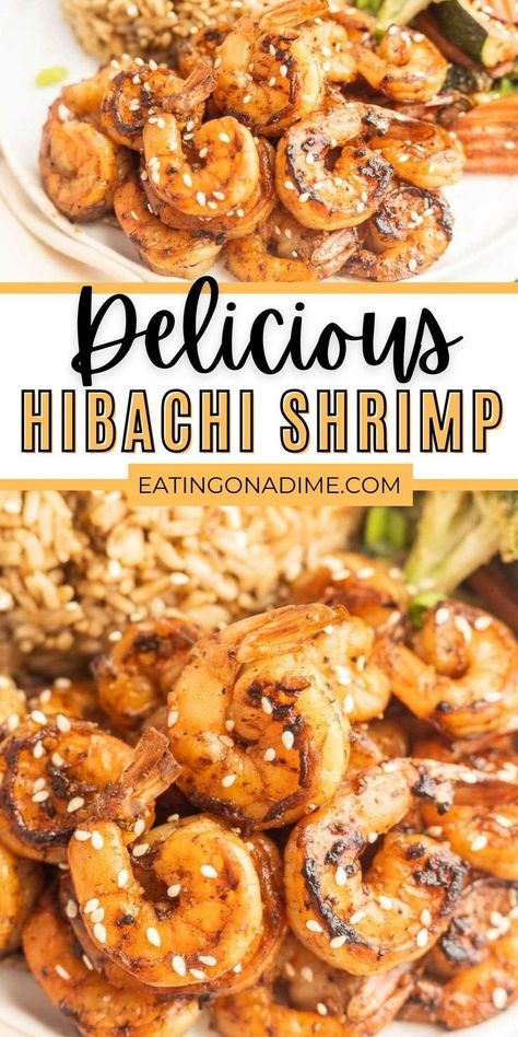 Habatchi Recipe, Hibachi Shrimp Recipe, Hibachi Vegetables, Hibachi Shrimp, Outdoor Griddle Recipes, Hibachi Recipes, Shrimp And Rice Recipes, Yum Sauce, Japanese Steakhouse