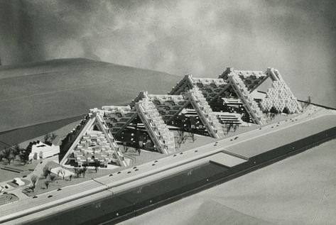 Gallery of Moshe Safdie Discusses His Unbuilt Work and Timeless Meaning In Architecture - 4 Moshe Safdie, Architecture Images, Model Drawing, Architectural Drawings, Design Styles, Architectural Design, Architecture Drawing, Sydney Opera House, Architecture Design