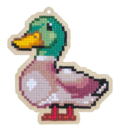 Painting On Plywood, Rhinestone Ornaments, Easy Perler Bead Patterns, Perler Bead Templates, Diy Perler Bead Crafts, Sea Crafts, Diy Rhinestone, Diy Perler Beads, Pixel Art Pattern