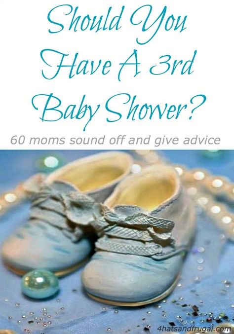 If you've had celebrations for your 1st and 2nd child, should you have a 3rd baby shower? 60 moms sound off.  #baby #babyshowerthemes #babyshowerdecorations #babyshower Third Baby Shower Ideas, 3rd Baby Shower Ideas, Baby Shower Invitation Wording, Baby Shower Wording, Baby On A Budget, Baby Shower Bbq, Free Baby Shower, Sprinkle Baby Shower, Sound Off