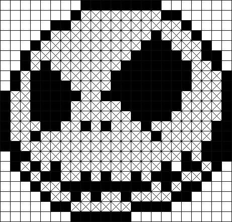 Perler Bead Patterns Nightmare Before, Jack Skellington Perler Bead Pattern, Pixel Art Pattern Nightmare Before Christmas, Beaded Nightmare Before Christmas, Pixel Art The Nightmare Before Christmas, Nightmare Before Christmas Hama Beads, Jack Skellington Cross Stitch Pattern, Perler Bead Nightmare Before Christmas, Pixel Art Nightmare Before Christmas