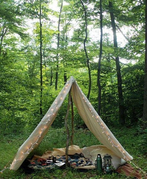 Backyard Tent, Backyard Activities, Diy Tent, Camping Diy, Backyard Shade, Backyard Camping, Canvas Tent, Diy Camping, Backyard Games