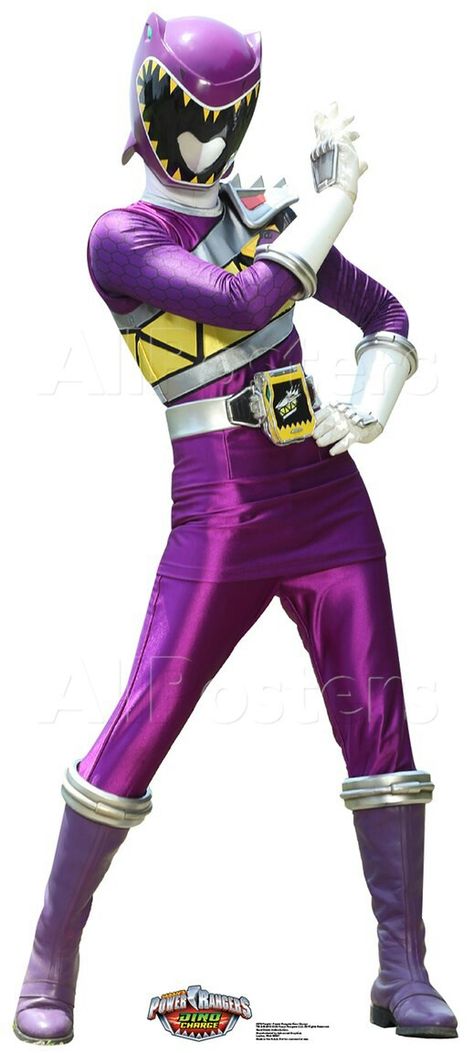 The Dino Charge Power Ranger the Purple ranger Dino Charge Power Rangers, Purple Power Ranger, Purple Ranger, Power Rangers Dino Supercharge, Power Rangers Super Megaforce, Magic Purple, Power Rangers Ninja Storm, New Power Rangers, Power Rangers Movie