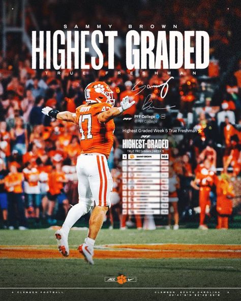 Clemson South Carolina, Clemson Football, Sport Poster Design, Sports Marketing, Sports Graphics, Sports Graphic Design, Sports Art, Sport Poster, Photoshop Editing