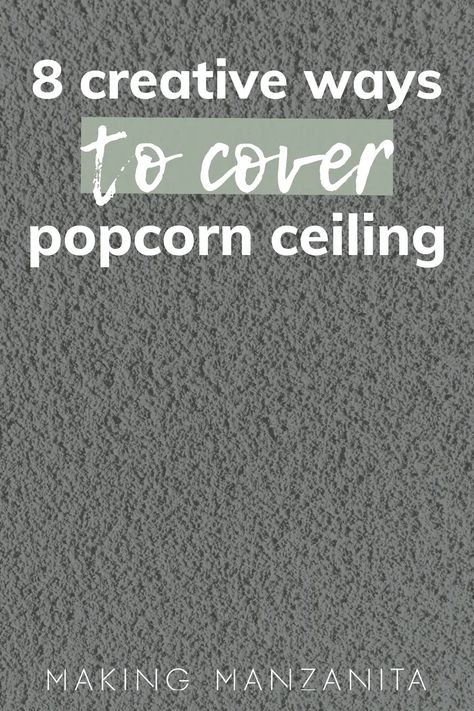 Do you have heavily textured or popcorn ceilings you want to cover? In this guide, we will outline how to cover popcorn ceiling and the cheapest way to do it. No scraping is required! Diy Covering Popcorn Ceiling, Scraping Ceilings Popcorn, How To Plank Popcorn Ceiling, How To Scrape A Popcorn Ceiling, Covering Popcorn Ceiling With Beadboard, How To Take Off Popcorn Ceiling, Ceiling Tiles Over Popcorn Ceilings, Ideas For Popcorn Ceilings, Beadboard Over Popcorn Ceiling