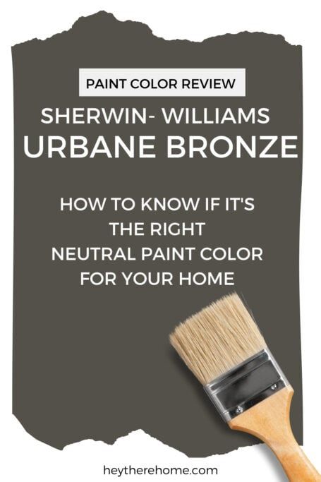 Sherwin Williams Urbane Bronze - A Perfect Dark Neutral Urbane Bronze Wall Paint, Urban Bronze Sherwin Williams Palette, Urban Bronze Vs Peppercorn, Sherwin Williams Urbane Bronze Bathroom, Benjamin Moore Urban Bronze, Urbane Bronze Sherwin Williams Office, Urbane Bronze Shiplap, Sw Urbane Bronze Coordinating Colors, Sw Urbane Bronze Kitchen Cabinets