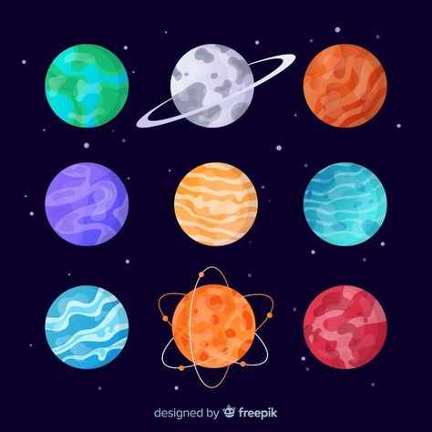 Planet Illustration Design, Planet Clipart, Planets Design, Planet Illustration, Rocket Cartoon, Logo Design Negative Space, Logo Portfolio, Icon Inspiration, Planet Logo