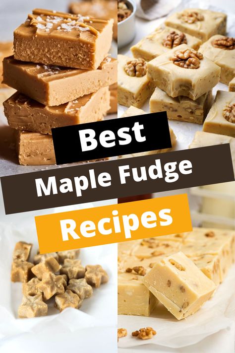 TOP 12 MAPLE FUDGE RECIPES FOR SWEET BLISS Maple Fudge With Maple Syrup, Maple Bacon Fudge Recipe, Honey Fudge Recipes, Maple Pecan Fudge Recipe, Maple Nut Fudge Recipe, Maple Pecan Fudge, Maple Candy Recipe, Maple Walnut Fudge Recipe, Maple Fudge Recipe