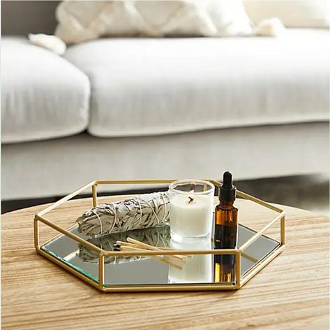 Gold Coffee Table Tray, Tray For Coffee Table, Gold Tray, Coffee Table Tray, Mirror Tray, Gold Coffee Table, Candle Tray, Vanity Tray, Gold Mirror