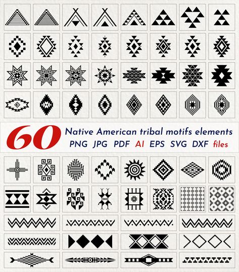 Native Graphic Design, Native American Designs Pattern Art, Aztec Pottery, Kokopelli Art, Beginner Drawing Lessons, Indian Symbols, Motifs Design, Native American Print, Navajo Pattern