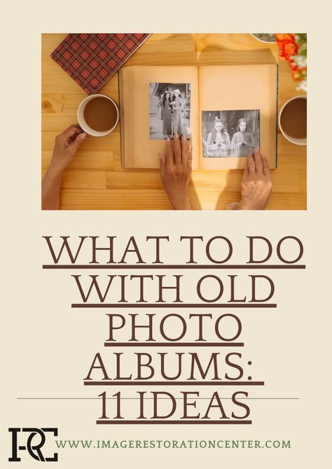 The typical family has thousands of photos stored in their homes, and many of them are haphazardly shuffled into photo albums. There is one problem, though: these hulking collections tend to take up a lot of space. But what can you do about it? In this guide, we discuss some of the most common ways to refresh and repurpose the photo albums of yesteryear – from digitizing your photos to making them into cute gifts or buying the best photo album to display your memories. Best Photo Albums, Photo Album Display, Photo Album Gift, Display Family Photos, Old Family Photos, Family Photo Album, Photo Restoration, Picture Albums, Ways To Recycle