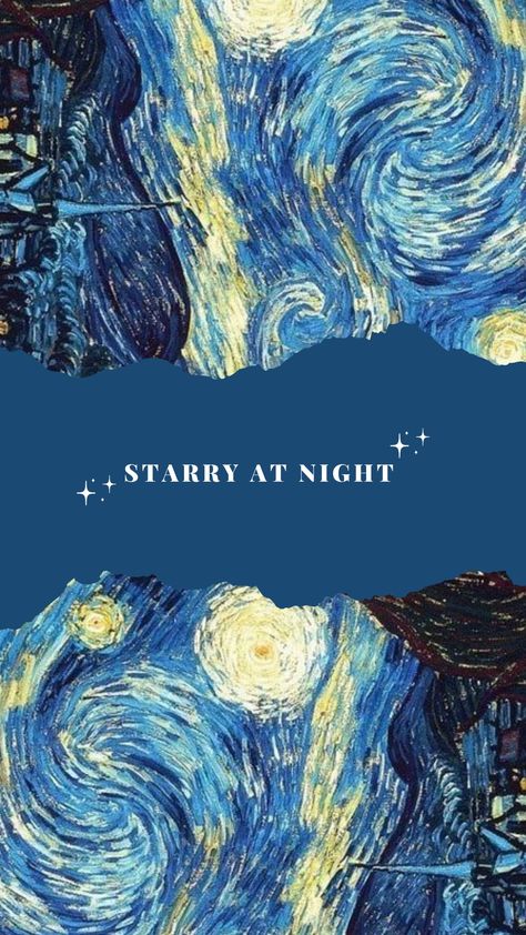 Stary Night Wallpaper 4k, Starry Aesthetic, Van Gogh Wallpaper, Starry Night Wallpaper, Bath Makeover, Arte Van Gogh, Artist Quotes, Starry Night Van Gogh, Learning Graphic Design