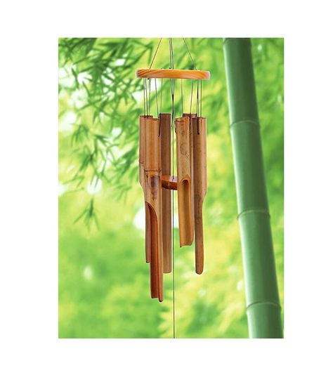 This handmade wind chime is designed and crafted with a mysterious sound that can be created in a variety of places and with a distinctive sound. Classic wind chimes outdoor have more natural and relaxing sounds, supplement the sounds that are missing in your life Bamboo wind chimes outdoor are designed with 4-6 bamboo tubes that natural bamboo for incredible durability plus beautiful sounding. These wooden wind chimes are perfect to hang from a porch, balcony, patio and tree branch. Perfect gif Wooden Wind Chimes, Bamboo Wind Chimes, Bamboo Weaving, Perfect Gif, Home Garden Decor, Decoration Piece, Outdoor Patio Decor, Wind Chime, Nature Decor