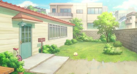 Environment Moodboard, Anime Houses, Background Anime, Slice Of Life Anime, Anime House, Gacha Backgrounds, Anime Places, House Backyard, Fantasy Props