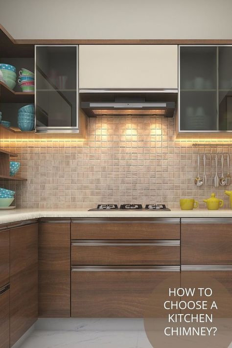 How to choose a chimney for your modular kitchen Modern Kitchen Colours, Chimney Design, Kitchen Chimney, Latest Kitchen Designs, Kitchen Sink Design, Kitchen Cupboard Designs, Modern Kitchen Cabinet Design, Modular Kitchen Design, Kitchen Pantry Design