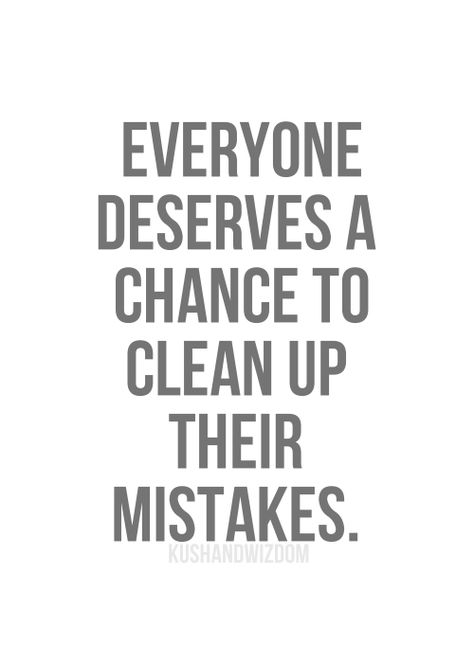 Mistake Quotes, Chance Quotes, Forgiveness Quotes, A Course In Miracles, Love Hurts, Trendy Quotes, Quotes Love, Second Chance, A Quote