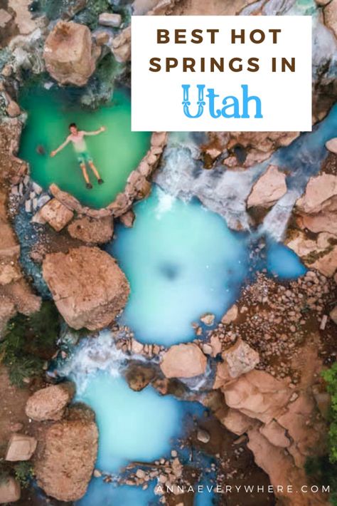 Utah Hot Springs, Utah National Parks Road Trip, Natural Hot Springs, Utah Vacation, Visit Utah, Utah Adventures, Utah Road Trip, Utah Hikes, National Park Road Trip