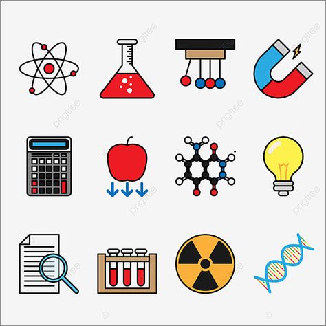 Computer Lab Decor, Lab Decor, College Poster, Science Icons, Computer Lab, Technology Icon, Vector Png, Icon Set Vector, Free Vector Graphics