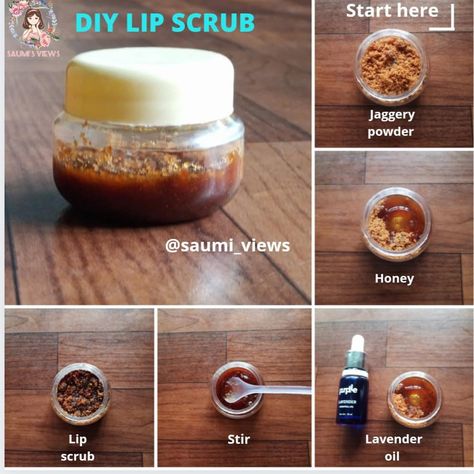 Lip scrub for pink lips with simple ingredients at home. This will turn your lips soft and reduce your pigmentation in lips. It also removes dry & chapped lips issue. It will your lips pink on regular usage. Lip Scrub For Pink Lips, For Pink Lips, Diy Lip Scrub, Lip Scrub Diy, Chapped Lips, Soft Lips, Diy Skin, Lip Scrub, Pink Lips