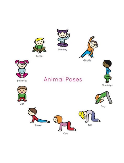 Preschool Yoga, Uppfostra Barn, Toddler Yoga, Animal Poses, Tatabahasa Inggeris, Animal Yoga, Childrens Yoga, Instagram Training, Yoga Books