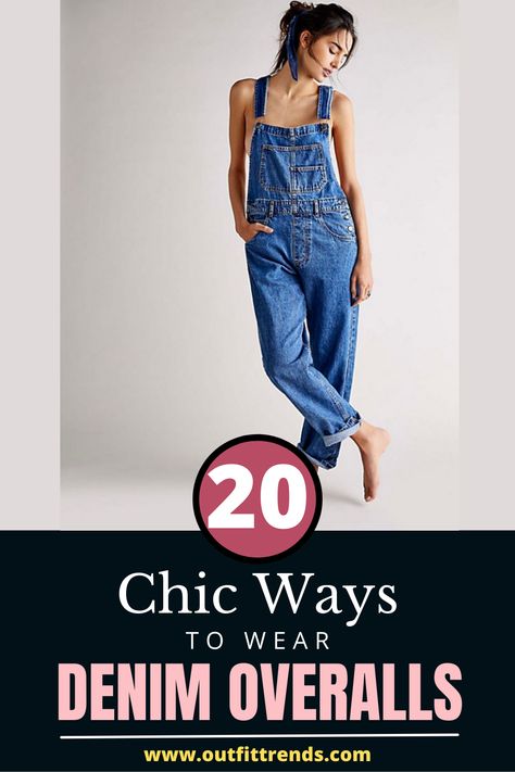 How To Wear Jean Overalls Outfit, Womens Jean Overalls Outfit, Jean Bibs Overalls Outfit, Barrel Leg Overalls Outfit, How To Wear Overalls Fall, Overalls Undone, Overalls With Boots Outfits, How To Style Bib Overalls, How To Style Jean Overalls