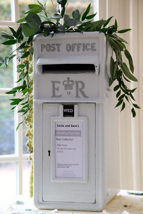 Letter Box Wedding, Wedding Mailbox, Rosewood Wedding, Wedding Post Box, Wedding Letters, American Wedding, Post Box, Letter Box, Marquee Wedding