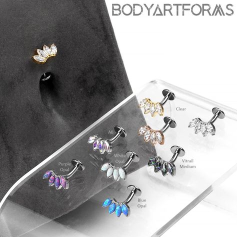 Show off your belly piercing this summer with our beautiful navel pieces! Whether you're looking for top down/floating navels, dangly belly jewelry or sleek rail clickers, we've got tons of designs and styles! Link in bio to shop our belly jewelry! . . #bodyartforms #bodyjewelry #piercings #bellypiercing #navelpiercing #bellybuttonpiercing #naveljewelry #bellyjewelry Floating Navel Piercing, Floating Navel, Hollywood Jewelry, Belly Piercing Jewelry, Navel Jewelry, Labret Piercing, Belly Jewelry, Navel Piercing, Belly Piercing