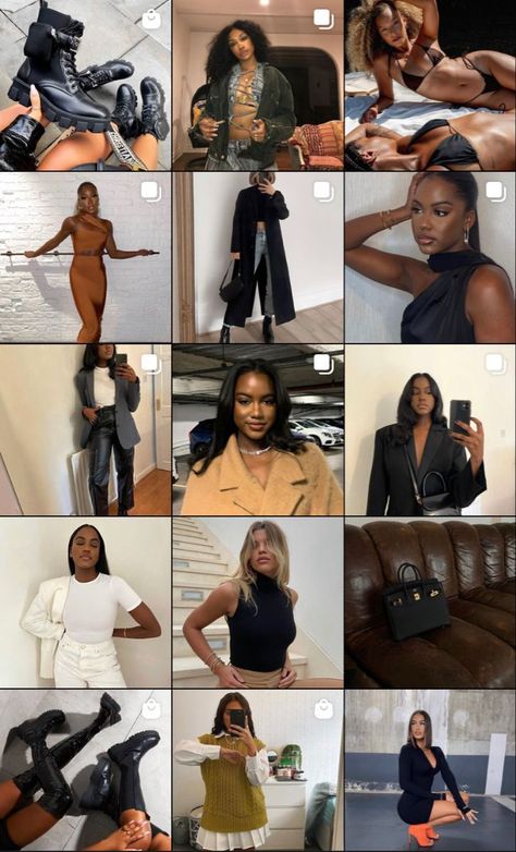 Cloud Brown Instagram Feed, Instagram Feed Organizer, Black Woman Luxury Aesthetic, Bio Insta, Instagram Feed Goals, Instagram Feed Tips, Ig Aesthetic, Instagram Feed Planner, Group Name