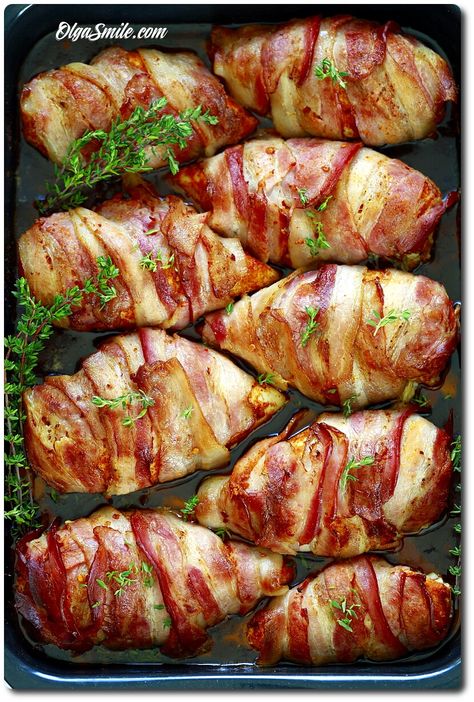 Polish Recipes, Culinary Recipes, Chicken Dishes, Main Course, Yummy Dinners, Food Inspiration, Appetizer Recipes, Chicken Recipes