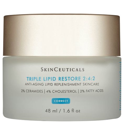 SkinCeuticals Triple Lipid Restore 2:4:2 Creme Anti Age, Best Skincare Products, Anti Aging Face, Best Moisturizer, Gentle Cleanser, Anti Aging Cream, Moisturizer Cream, Fatty Acids, Aging Skin