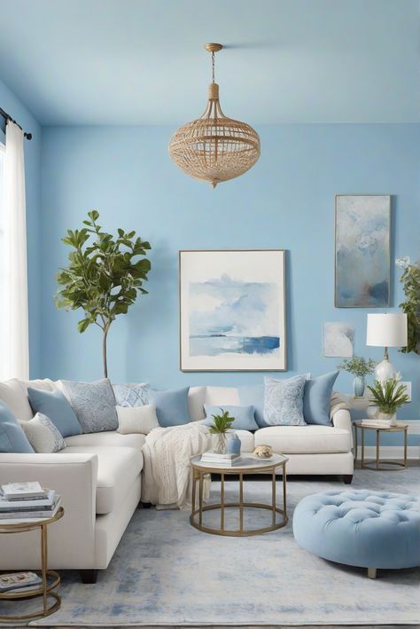 Dive into Heavenly Blue (709) decor and "embrace the skies" with our top 2024 interior designer routine. Get inspired to create a heavenly home retreat. #Ad #homedecor #homedesign #wallpaints2024 #Painthome #interiorarchitecture Wall Colors Green Living Room Colors
Bright Living Room Colors
Apartment Renovation
Living room Remodeling
Modern Paint Colors
2024 Light Blue Apartment, Pastel Living Room Decor, Sky Blue Living Room, Blue Green Living Room, Bright Living Room Colors, Green Living Room Wall, Pastel Colors Living Room, Light Blue Home Decor, Colorful Living Room Bright