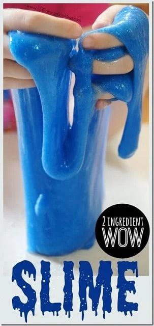 You are going to love this simple, AMAZING 2 ingredient Slime! Not only is this WOW slime recipe a great sensory kids activities, but there are lots of fun ways to play with slime. So grab these two slime ingredients and you are ready to have lots of FUN! Try this easy slime recipe with toddler, preschool, pre-k, kindergarten, first grade, 2nd grade, and 3rd grade students. So if you are ready to learn how do you make slime with 2 ingredients? I will show you the the BEST two ingredient slime. Kids Activities Summer, No Borax Slime, 2 Ingredient Slime, Borax Slime Recipe, Summer Activity For Kids, Newtonian Fluid, Kids Sensory Activities, Fun Kids Activities, Cool Slime Recipes