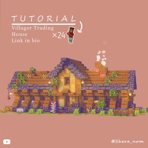 Minecraft Villagers Trade, Trading Villager Minecraft, Villager Hall Minecraft Build, Villager Trading Minecraft Build, Villager Breading House Minecraft, Minecraft Villager Building, Cute Villager Trading Hall, Villager Area Minecraft, Minecraft Villager Market Ideas