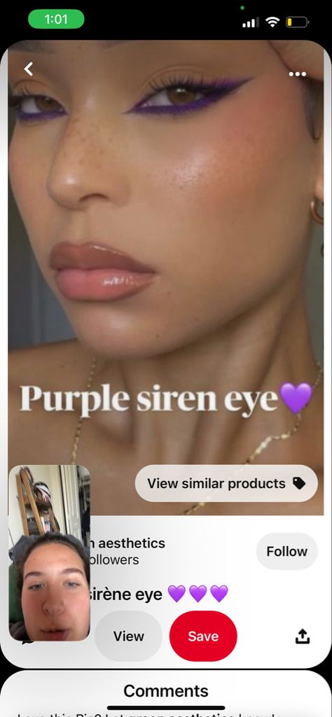 Purple Siren Eyes, Siren Energy, Siren Eyes, Artsy Makeup, Winged Eye, Gothic Makeup, Wedding Things, Beautiful People, Eye Makeup