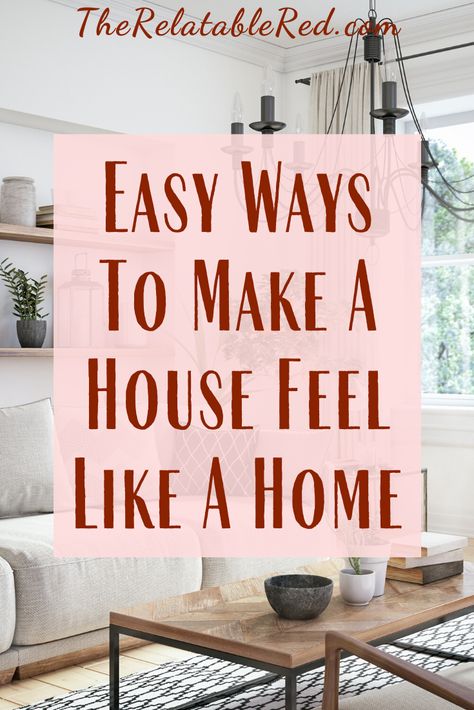 When you just move in to a new place, it can feel like just a random house for awhile. Here are 5 easy ways to make your house feel like a home! First Move, Side Porch, Lifestyle Blogs, New Place, Healthy Lifestyle Tips, Random House, Aging Well, Big Houses, Happy Lifestyle