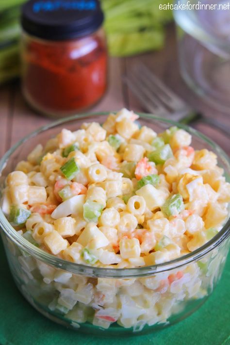 Shrimp Macaroni Salad, Macaroni Salads, Salad Macaroni, Shrimp Pasta Salad, Hawaiian Macaroni Salad, Shrimp Salad Recipes, Best Macaroni Salad, Mac Salad, Macaroni Salad Recipe