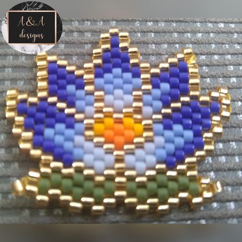 Seed Bead Projects, Bead Loom Designs, Beaded Jewelry Bracelets, Bead Weaving Tutorials, Lotus Necklace, Beaded Earrings Tutorials, Beaded Earrings Diy, Beading Crafts, Beaded Jewlery