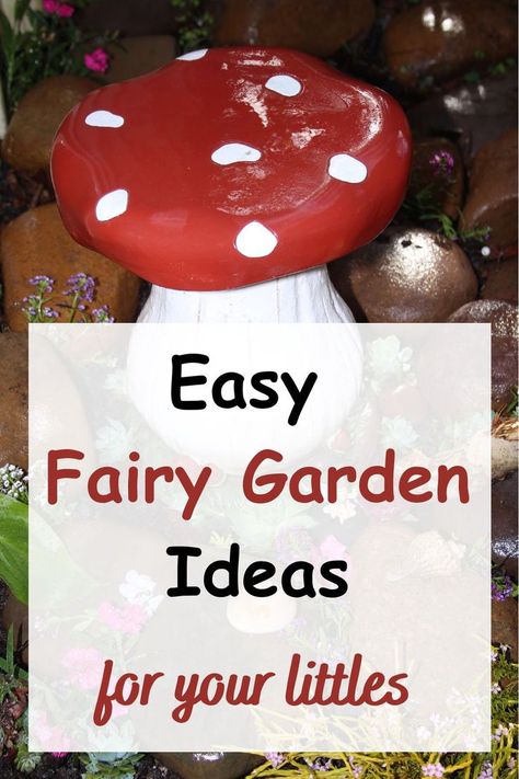 fairy garden ideas Easy Fairy Garden Ideas, Fairy Garden For Kids, Easy Fairy Garden, Fairy Garden Ideas For Kids, Garden Ideas For Kids, Garden For Kids, Make A Fairy Garden, Kids Fairy Garden, Magical Fairy Garden