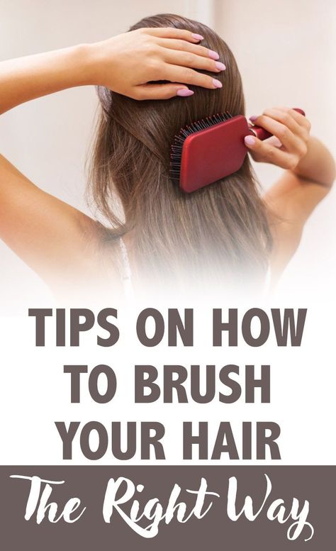 Did you know that there's such a thing as brushing your hair the wrong way? I didn't until a couple of years ago. You are probably thinking- and so what if I brush my hair the wrong way. Does it really make a difference? #hairtips #hair #beautywithhollie Take Care Of Curly Hair, Brushing Hair, Knotty Hair, Curly Hair Brush, Longer Hair Growth, Hair Mask Recipe, Stop Hair Breakage, Foods For Healthy Skin, Natural Hair Mask