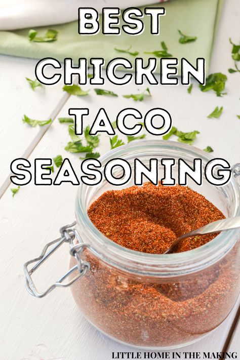 Taco Seasoning On Chicken, Mccormick Chicken Taco Seasoning Recipe, Best Chicken Taco Seasoning, Chicken Burrito Seasoning, Chicken Taco Mix Recipe, Healthy Taco Seasoning Recipe, Mexican Seasoning Recipe For Chicken, Chicken Taco Seasoning Crockpot, Chicken Burrito Seasoning Recipe