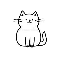 Simple Cat Drawing Stock Illustrations – 21,950 Simple Cat Drawing Stock Illustrations, Vectors & Clipart - Dreamstime Basic Cat Drawing, Cat Doodles Easy, Easy Cat Drawing Simple, Cat Outline Drawing, Cat Easy Drawing, Cat Drawing For Kid, Japanese Zen Art, Cat Drawing Simple, Easy Cat Drawing