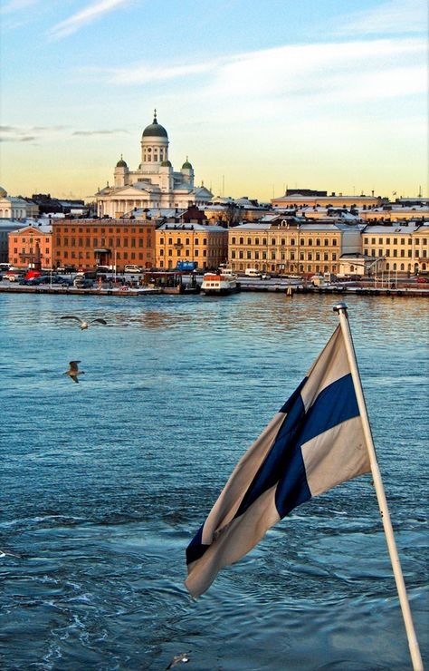 Finland Aesthetic Summer, Helsinki Photography, Finland Aesthetic, Finland Summer, Finland Flag, Finland Travel, European Aesthetic, Fire Photography, City Landscape