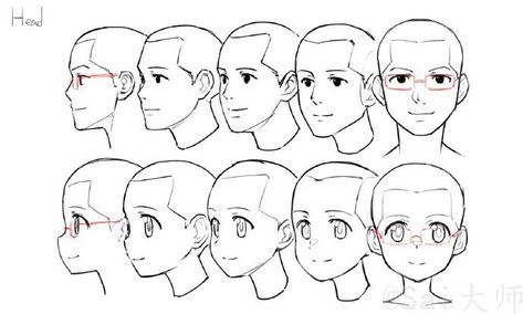 Head Turnaround, Draw Manga, Frame By Frame Animation, Character Model Sheet, Anime Head, Manga Drawing Tutorials, Anatomy Sketches, Character Design Sketches, Animation Reference