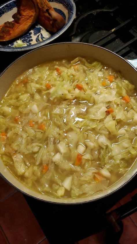 Kapusta (Polish Cabbage Soup) - Easy DIY Recipes Kapusta Soup, Kapusta Recipe Polish, Polish Cabbage Soup, Kapusta Recipe, Tender Pork Ribs, Polish Cabbage, Leftovers Soup, Salt Pork, Soup Easy