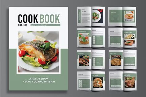 Cookbook Recipe Template Get it now!! #magazine #magazinetemplate #magazinelayout #template #premiumdesign #designgraphic #layout #promotion #minimalistdesign #printtemplate #magazinetemplates #designtemplate #indesign #creativedesign #indesignmagazine #envato #envatoelements #envatomarket #creativemarket #graphicriver #freepik #behance #shutterstock Cookbook Design Layout, Health Brochure, Food Magazine Layout, Flyers Ideas, Recipe Design, Beef Satay, Cookbook Design, Mini Magazine, Cooking Book